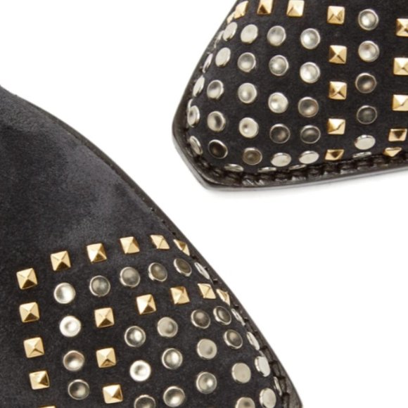 ISABEL MARANT Studded suede knee-high boots - Picture 5 of 12